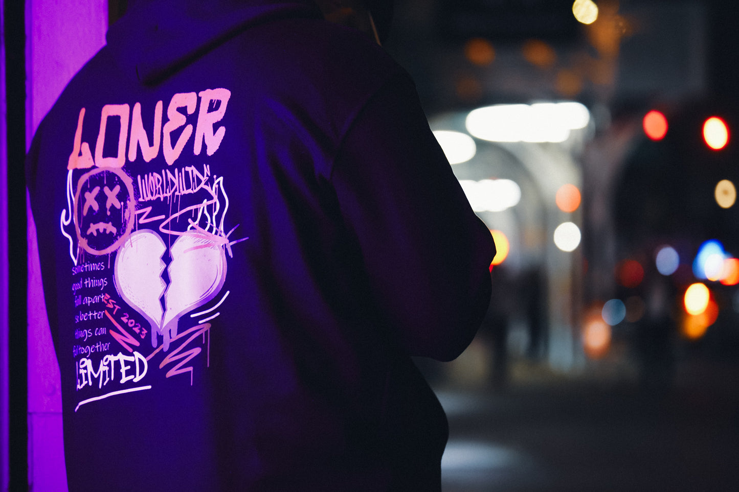 LONER Limited Edition Black Hoodie